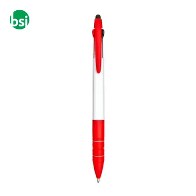 Penna a sfera con 3 colori blu rosso nero - Immagine 14