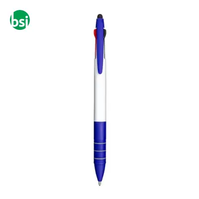 Penna a sfera con 3 colori blu rosso nero - Immagine 12