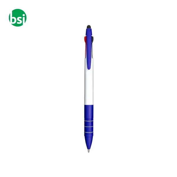 Penna a sfera con 3 colori blu rosso nero -  12