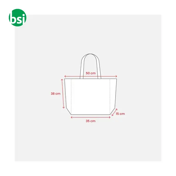 Shopper cotone personalizzate 50x38x15 EDDA -  12