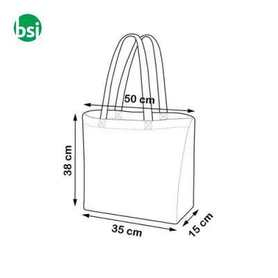 Shopper cotone personalizzate 50x38x15 EDDA - Immagine 16