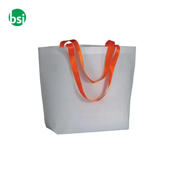 Shopper con soffietto alla base in TNT laminato IAELE -  5
