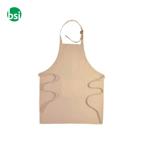 Grembiule personalizzabile lungo con tasca frontale -  2