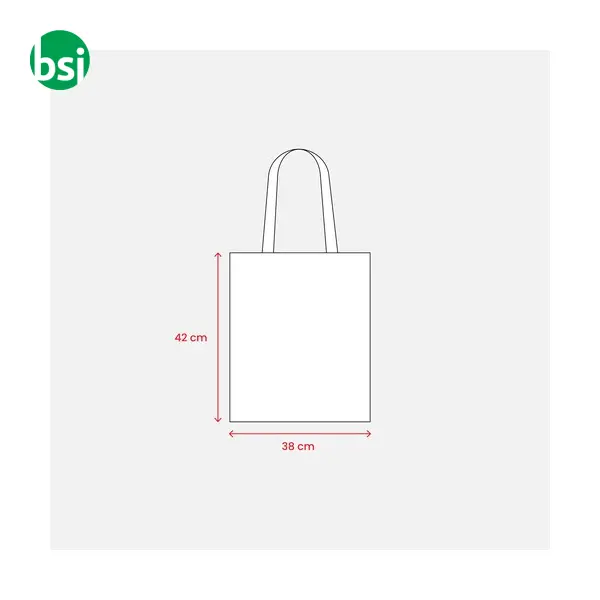 Shopper cotone personalizzate 38x42 EVELYNE -  4