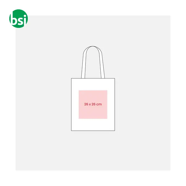 Shopper cotone personalizzate 38x42 EVELYNE -  9