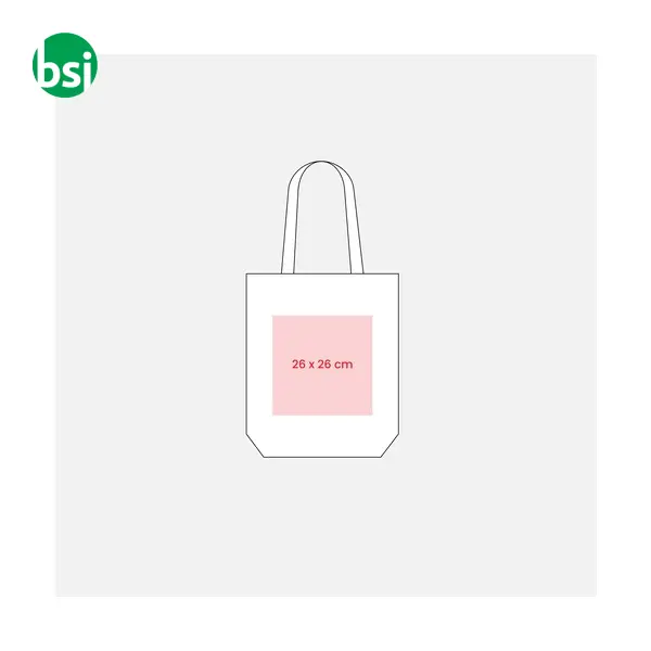 Shopper cotone personalizzate 38x42x8 FEBE -  5