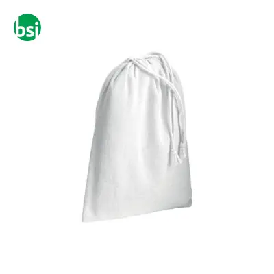 Sacchetto in cotone bianco 15x20 GAIA