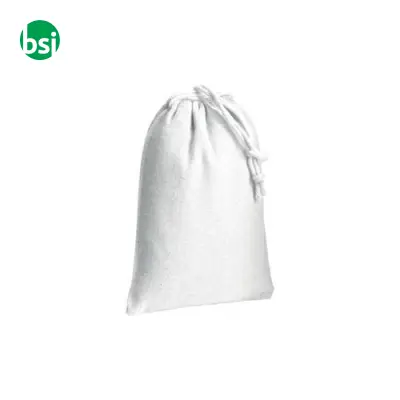 Sacchetto in cotone bianco 10x14 GEA