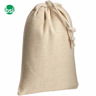 Sacchetto in cotone naturale 10x14 GEA