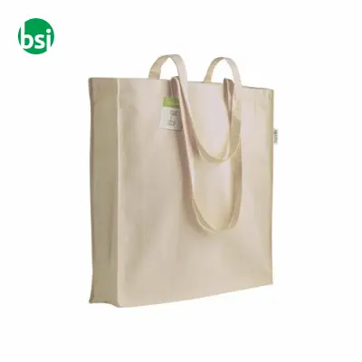Shopper cotone personalizzate 38x42x8 DINA - Immagine 2