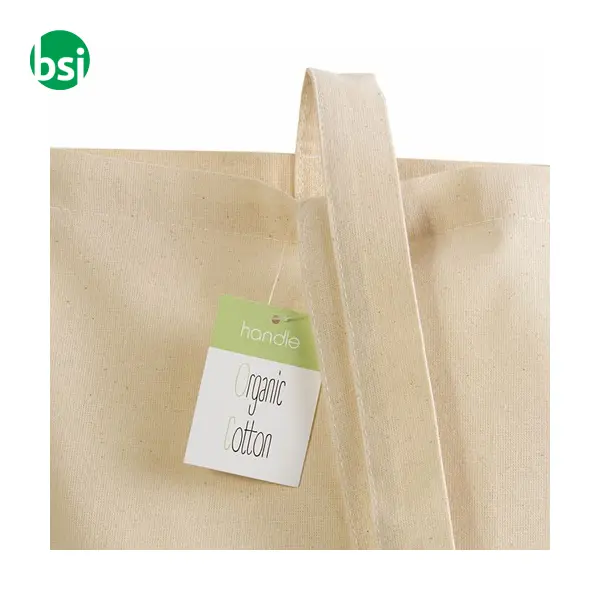 Shopper cotone personalizzate 38x42x8 DINA -  3