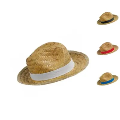 Cappello in paglia con fascia elastica