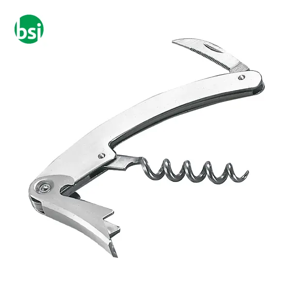 Cavatappi apribottiglie - corpo in metallo -  1