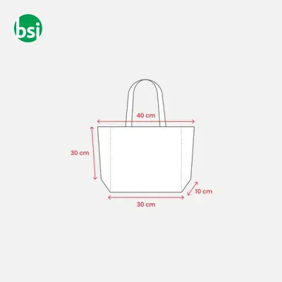 Shopper cotone 40x30x10 BERENICE - Immagine 4
