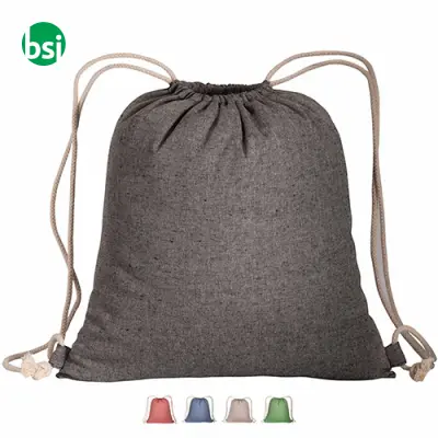 Zainetto in cotone personalizzabile 38x42 JASMINE