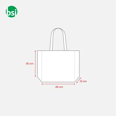 Shopper in TNT personalizzate 40x35x12 ILEANA - Immagine 15