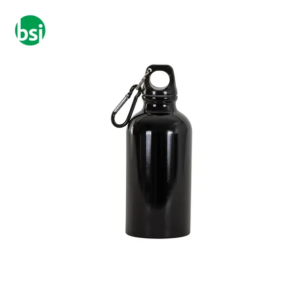 Borraccia in alluminio con moschettone 400ml -  9
