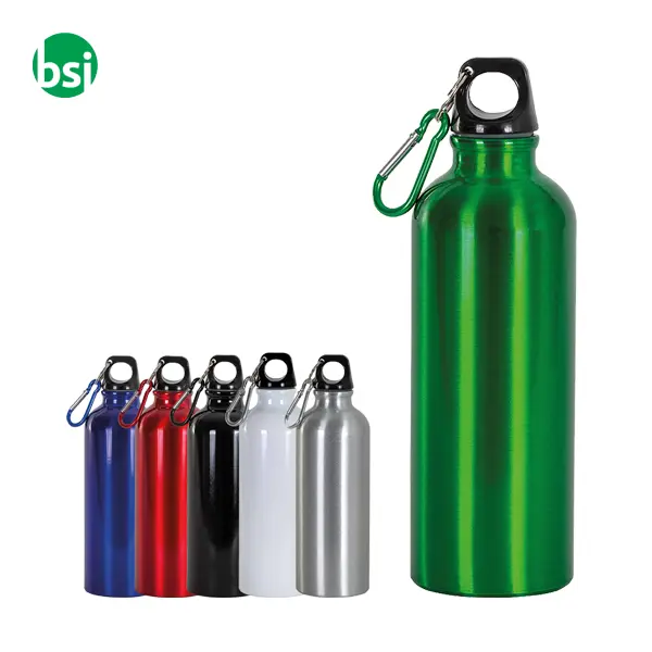Borraccia con moschettone in alluminio 750ml -  1