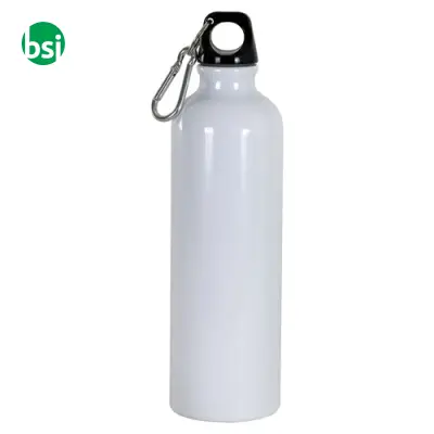Borraccia con moschettone in alluminio 750ml - Immagine 2