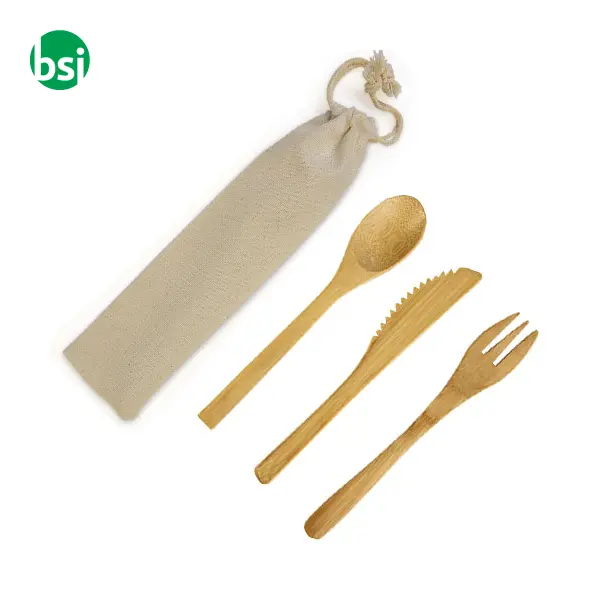 Set posate Bamboo personalizzabili -  1