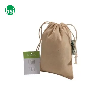 Sacchetto regalo in cotone organico10x14