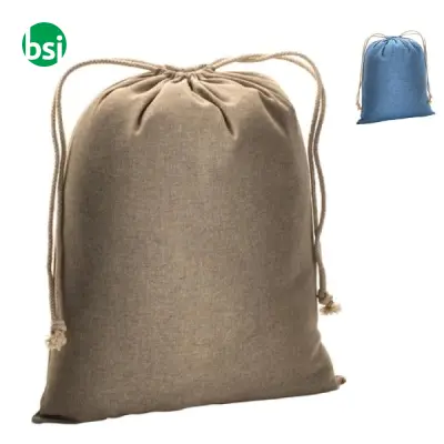 Sacchetto regalo in cotone riciclato40x50 - Immagine 4