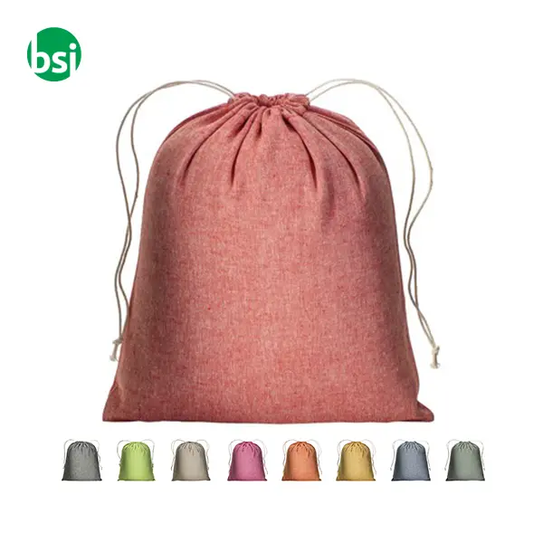 Sacchetto regalo in cotone riciclato 15x20 -  1