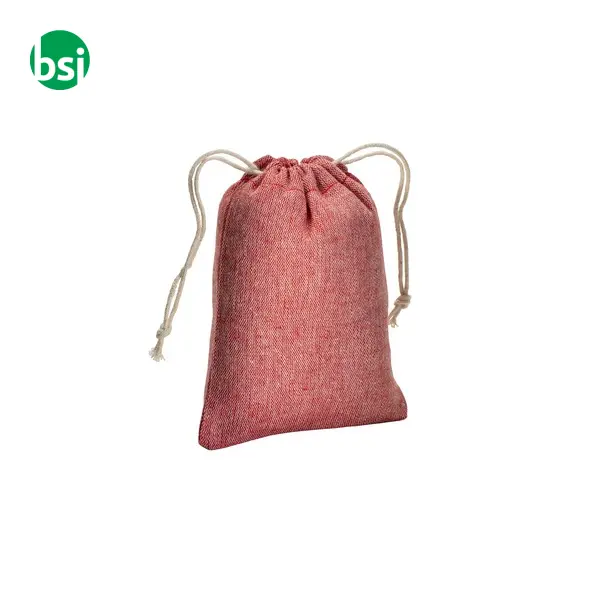 Sacchetto regalo in cotone riciclato 10x14 -  20