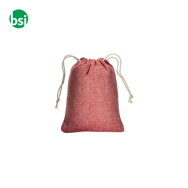 Sacchetto regalo in cotone riciclato 10x14 -  3