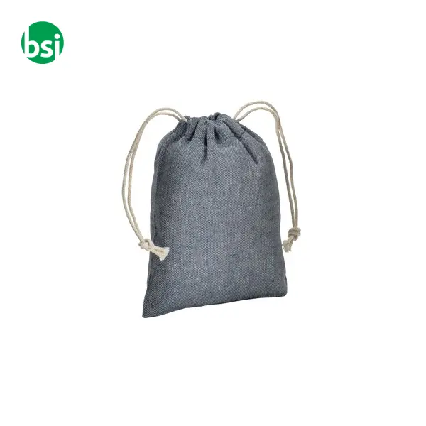 Sacchetto regalo in cotone riciclato 10x14 -  18