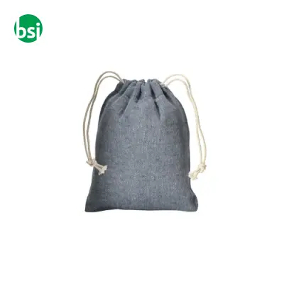 Sacchetto regalo in cotone riciclato 10x14 - Immagine 5