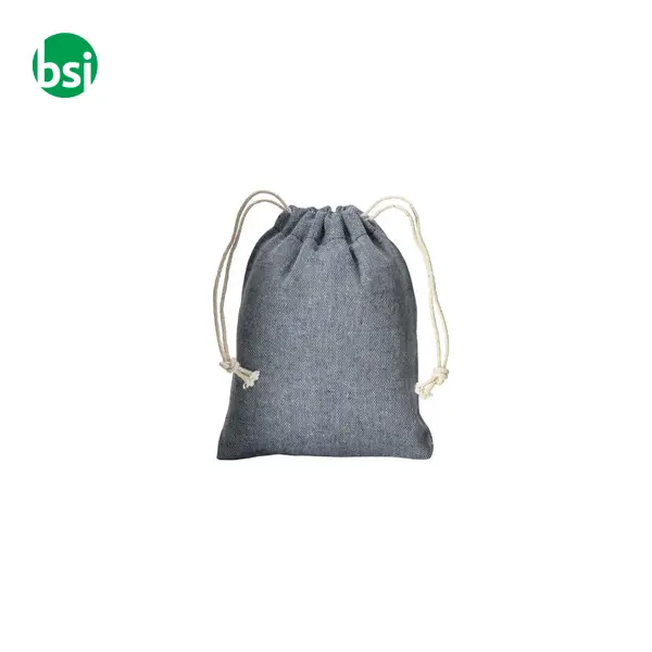 Sacchetto regalo in cotone riciclato 10x14 -  5