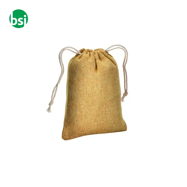 Sacchetto regalo in cotone riciclato 10x14 -  17