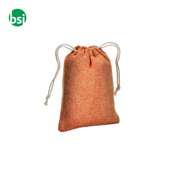 Sacchetto regalo in cotone riciclato 10x14 -  16