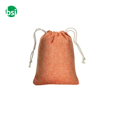 Sacchetto regalo in cotone riciclato 10x14 - Immagine 7