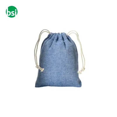 Sacchetto regalo in cotone riciclato 10x14 - Immagine 8