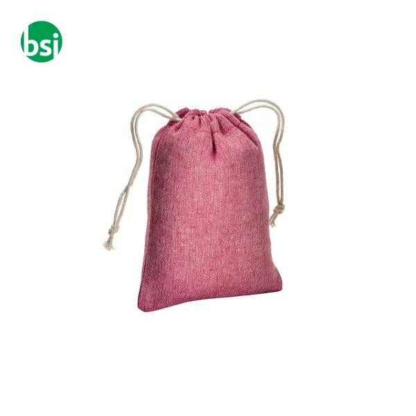 Sacchetto regalo in cotone riciclato 10x14 -  14