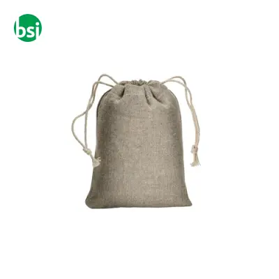 Sacchetto regalo in cotone riciclato 10x14 - Immagine 10