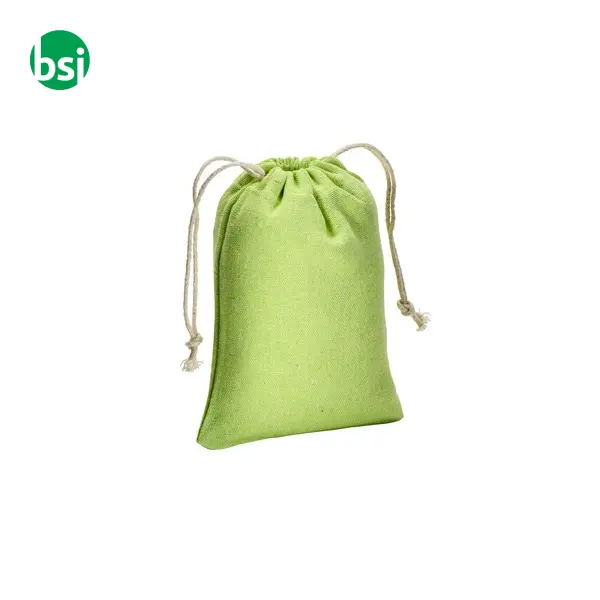 Sacchetto regalo in cotone riciclato 10x14 -  12