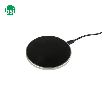 Base di ricarica senza fili con luce led incisione laser - Immagine 5