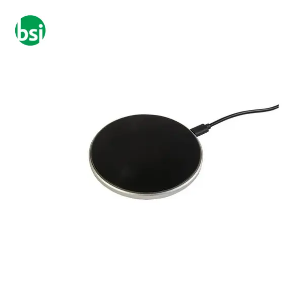 Base di ricarica senza fili con luce led incisione laser -  5