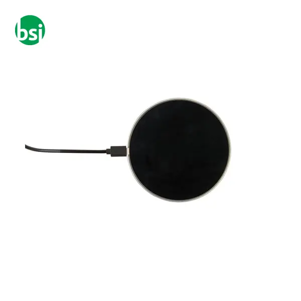 Base di ricarica senza fili con luce led incisione laser -  2