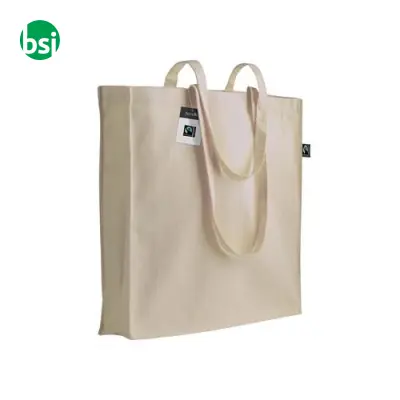 Shopper in cotone certificata Fairtrade EUGENIA - Immagine 4