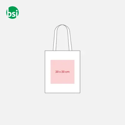 Shopper in rPET personalizzate 80gr 38x42 EUFRASIA - Immagine 7