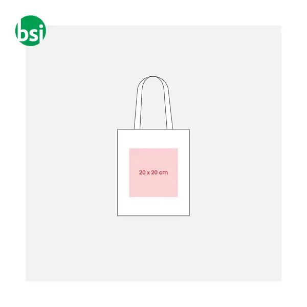 Shopper in rPET personalizzate 80gr 38x42 EUFRASIA -  7