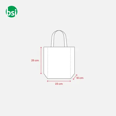 Shopper mini personalizzate rPET 23x25x10 FABIOLA - Immagine 14