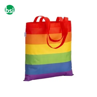 Shopper personalizzate arcobaleno rPET 38x42 FABRIZIA - Immagine 7