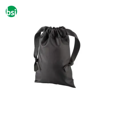 Sacchetto regalo rPET 210T chiusura a strozzo 10x14