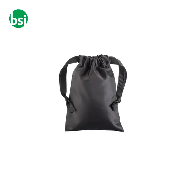 Sacchetto regalo rPET 210T chiusura a strozzo 10x14 -  2