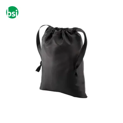 Sacchetto regalo rPET 210T chiusura a strozzo 15x20